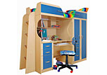 Детская мебель Приют-Люкс (бук + синий) - фабрика Сканд-мебель