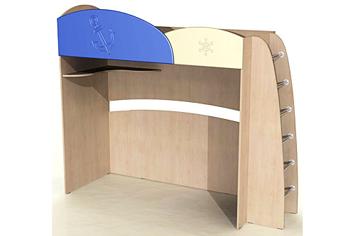 ДК-12 Кровать с лестницей | Детская мебель Капитошка | Компасс