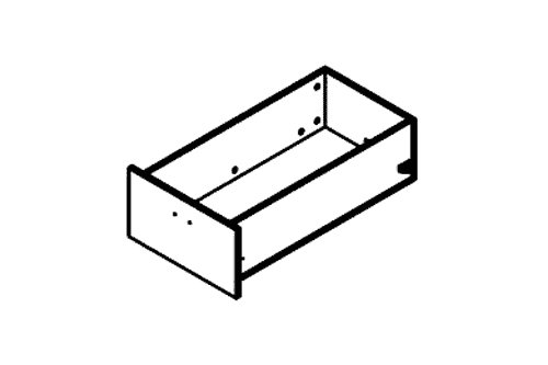 1730.001 Ящик для кровати малый (комплектация 2 малых + 1 большой) | Детская мебель Адриатика | Андрэ